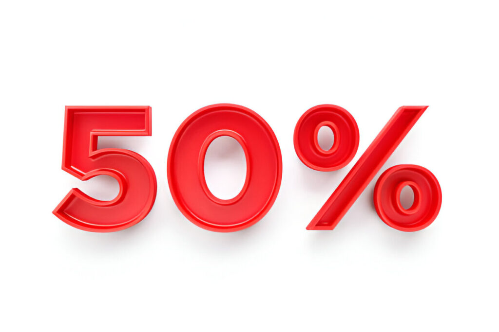 Why a 50% discount is a great deal